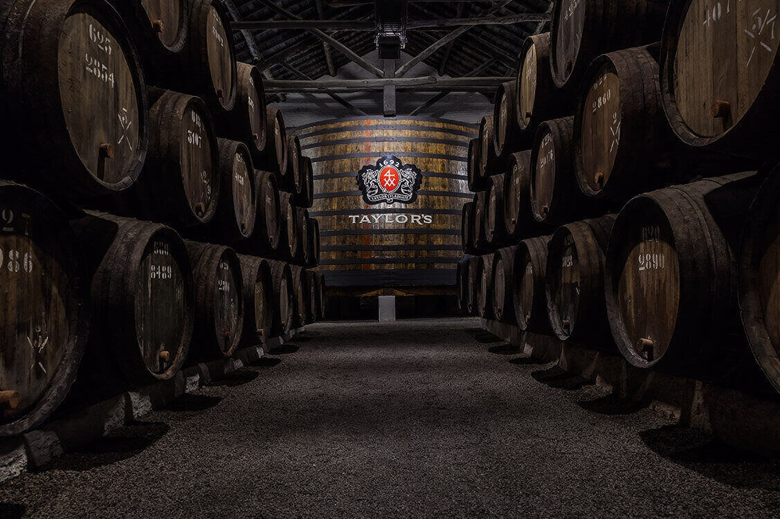 Port wine cellars in Vila Nova de Gaia, Porto - Taylor's